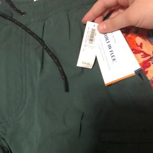 Olive green shorts
